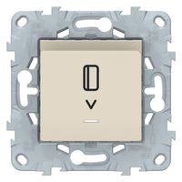 Карточный выключатель Schneider Electric UNICA NEW, бежевый
