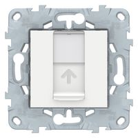 Накладка на розетку информационную Schneider Electric UNICA NEW, белый