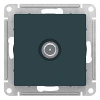 Розетка TV Schneider Electric ATLASDESIGN, оконечная, изумруд