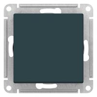 Переключатель 1-клавишный перекрестный Schneider Electric ATLASDESIGN, скрытый монтаж, изумруд