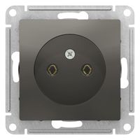 Розетка Schneider Electric ATLASDESIGN, скрытый монтаж, сталь