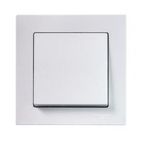 Выключатель 1-клавишный Schneider Electric ATLASDESIGN, скрытый монтаж, жемчуг
