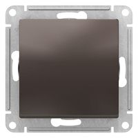 Переключатель 1-клавишный Schneider Electric ATLASDESIGN, скрытый монтаж, мокко
