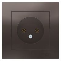 Розетка Schneider Electric ATLASDESIGN, скрытый монтаж, мокко