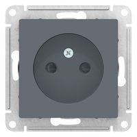 Розетка Schneider Electric ATLASDESIGN, скрытый монтаж, со шторками, винтовые клеммы, грифель