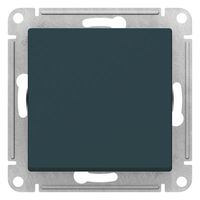 Переключатель 1-клавишный Schneider Electric ATLASDESIGN, скрытый монтаж, изумруд