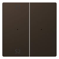 Клавиша двойная Schneider Electric MERTEN D-LIFE, мокко
