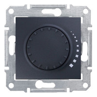 Светорегулятор поворотный Schneider Electric SEDNA, 325 Вт, графит