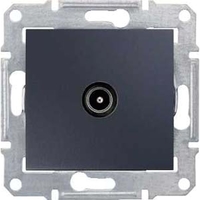 Розетка TV Schneider Electric SEDNA, проходная 4дБ, графит
