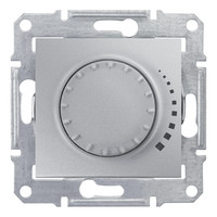 Светорегулятор поворотно-нажимной Schneider Electric SEDNA, 500 Вт, алюминий