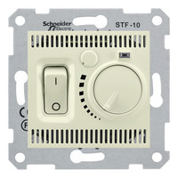 Термостат для теплого пола Schneider Electric SEDNA, с датчиком пола, бежевый
