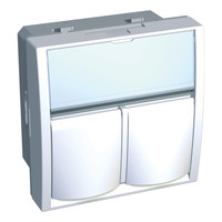 Розетка телефонная 2xRJ12 Schneider Electric ALTIRA, белый