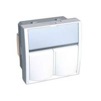 Розетка компьютерная 2xRJ45 Cat.5 Schneider Electric ALTIRA, белый