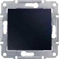 Выключатель 1-клавишный IP44 Schneider Electric SEDNA, скрытый монтаж, графит