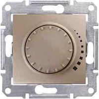 Светорегулятор поворотный Schneider Electric SEDNA, 325 Вт, титан