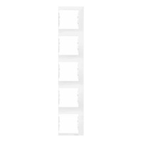 Рамка 5 постов Schneider Electric SEDNA, вертикальная, белый