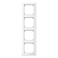 Рамка 4 поста Schneider Electric MERTEN M-SMART, вертикальная, белый
