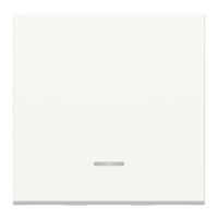 Переключатель 1-клавишный Schneider Electric UNICA MODULAR, с подсветкой, скрытый монтаж, белый