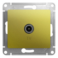 Розетка TV Schneider Electric GLOSSA, одиночная, фисташковый