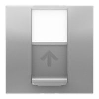 Розетка компьютерная RJ45 Cat.6 Schneider Electric UNICA MODULAR, алюминий