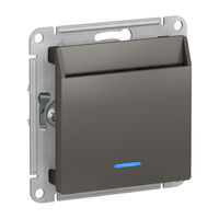 Карточный выключатель Schneider Electric ATLASDESIGN, механический, сталь