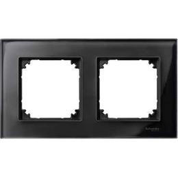 Рамка 2 поста Schneider Electric MERTEN M-ELEGANCE, черный оникс